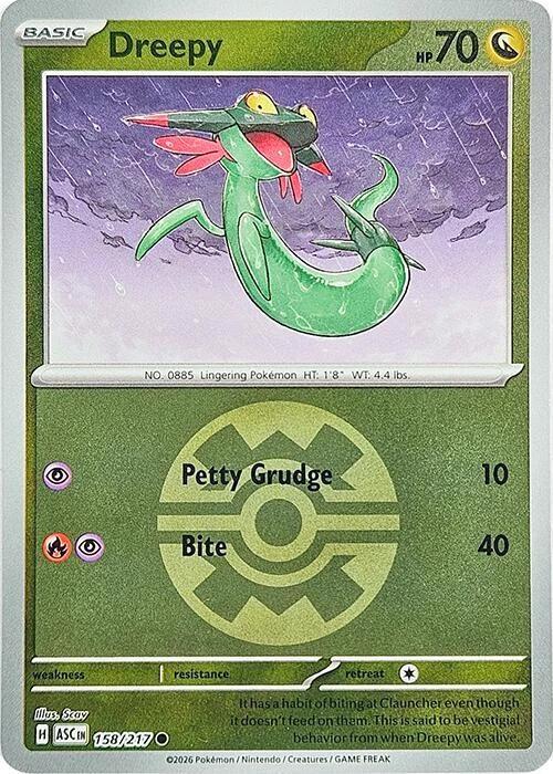 Ascended Heroes Dreepy [Ball] Pokémon card